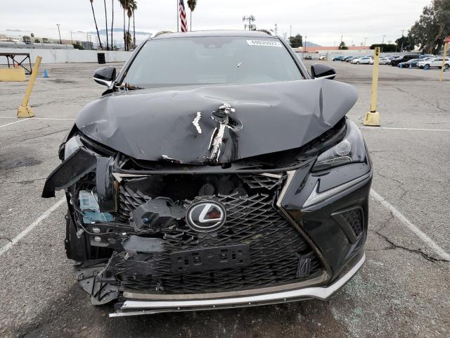 JTJSARBZ3M2184928 - 2021 LEXUS NX 300 BASE შავი ფოტო 5