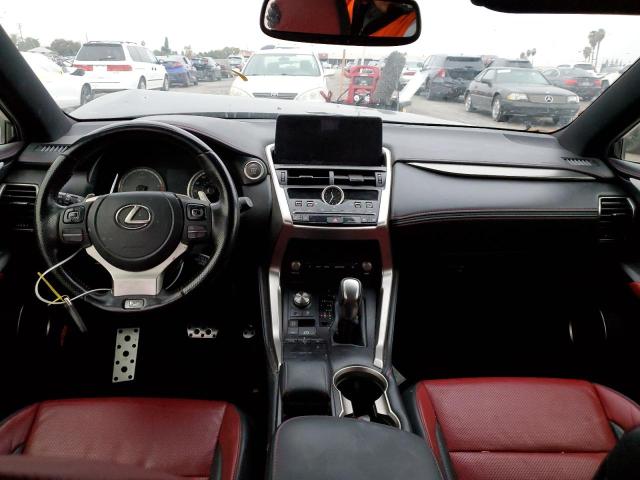 JTJSARBZ3M2184928 - 2021 LEXUS NX 300 BASE შავი ფოტო 8