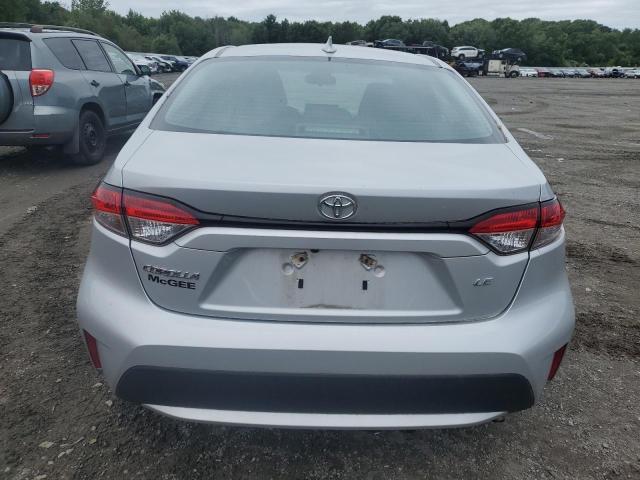 5YFEPRAE2LP054992 - 2020 TOYOTA COROLLA LE 银色 照片 6