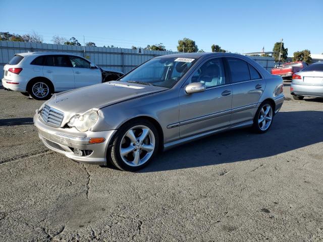 WDBRF40J65F563661 - 2005 MERCEDES-BENZ C 230K SPORT SEDAN SILVER photo 1