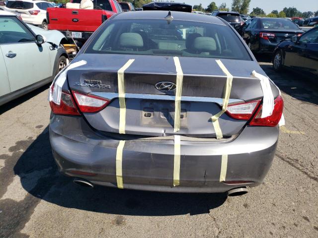 5NPEC4ACXBH285339 - 2011 HYUNDAI SONATA SE GRAY photo 6