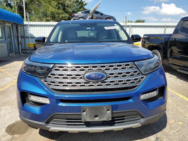 1FMSK8FH8LGC00114 - 2020 FORD EXPLORER LIMITED BLUE photo 5