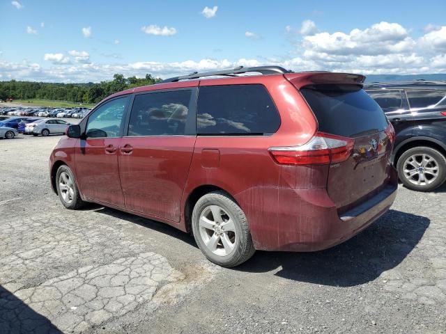 5TDKZ3DC9HS767861 - 2017 TOYOTA SIENNA LE BURGUNDY photo 2