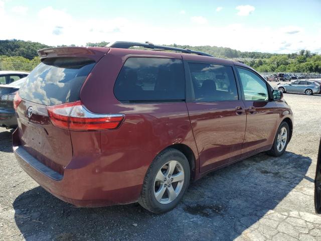 5TDKZ3DC9HS767861 - 2017 TOYOTA SIENNA LE BURGUNDY photo 3