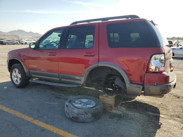 1FMZU63K55UA19375 - 2005 FORD EXPLORER XLT RED photo 2