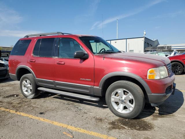 1FMZU63K55UA19375 - 2005 FORD EXPLORER XLT RED photo 4