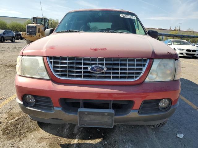 1FMZU63K55UA19375 - 2005 FORD EXPLORER XLT RED photo 5