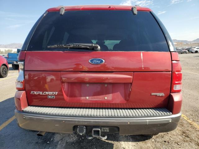 1FMZU63K55UA19375 - 2005 FORD EXPLORER XLT RED photo 6