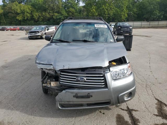 JF1SG63627H739265 - 2007 SUBARU FORESTER 2.5X GRAY photo 5