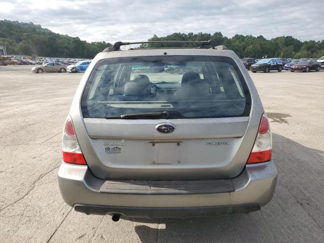 JF1SG63627H739265 - 2007 SUBARU FORESTER 2.5X GRAY photo 6
