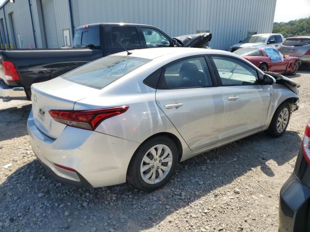 3KPC24A35KE060096 - 2019 HYUNDAI ACCENT SE SILVER photo 3