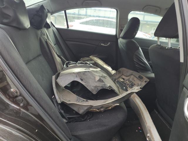 2HGFB2F54DH555295 - 2013 HONDA CIVIC LX أسود صورة 10