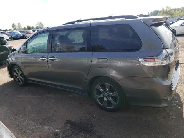 5TDXZ3DC1KS969073 - 2019 TOYOTA SIENNA SE GRAY photo 2