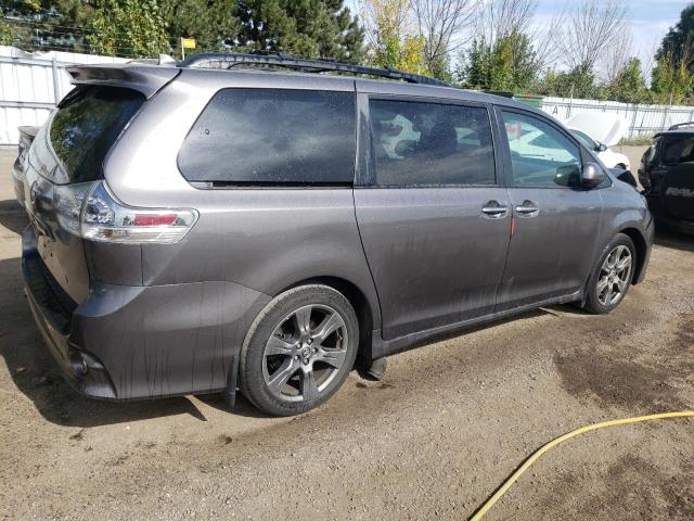 5TDXZ3DC1KS969073 - 2019 TOYOTA SIENNA SE GRAY photo 3