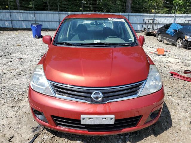 3N1BC1AP8AL414247 - 2010 NISSAN VERSA S RED photo 5