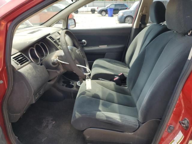 3N1BC1AP8AL414247 - 2010 NISSAN VERSA S RED photo 7
