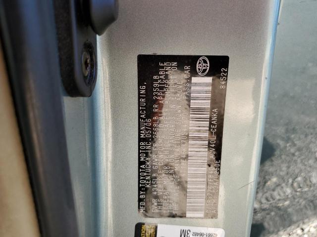 4T1BE46KX7U544370 - 2007 TOYOTA CAMRY CE ლურჯი ფოტო 12