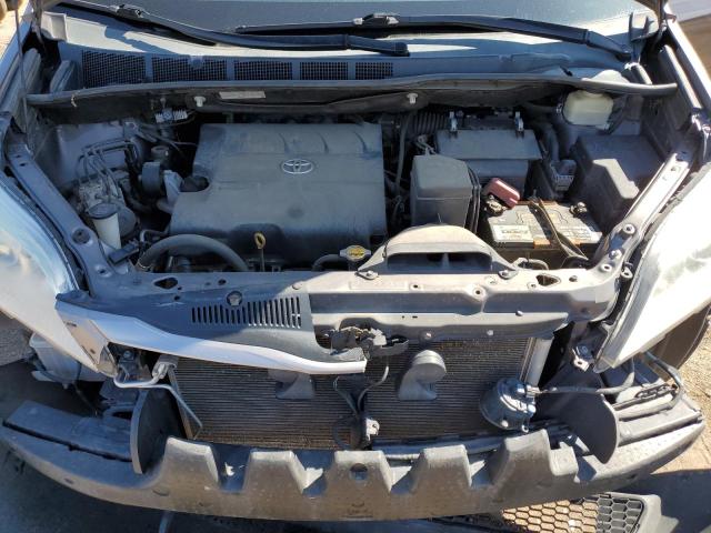 5TDYK3DC6GS711986 - 2016 TOYOTA SIENNA XLE 灰色 照片 12