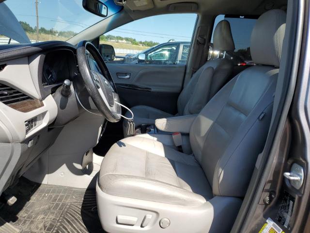 5TDYK3DC6GS711986 - 2016 TOYOTA SIENNA XLE 灰色 照片 7