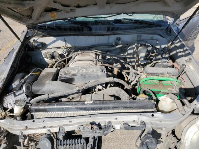 5TBRT34191S206508 - 2001 TOYOTA TUNDRA ACCESS CAB ვერცხლისფერი ფოტო 11