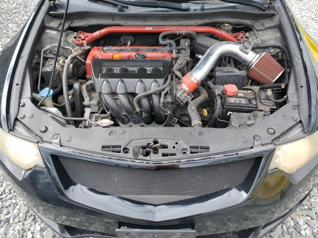 JH4CU2F67AC003484 - 2010 ACURA TSX შავი ფოტო 11