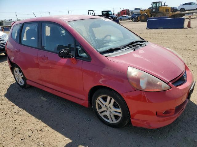 JHMGD37618S000232 - 2008 HONDA FIT SPORT 红色 照片 4