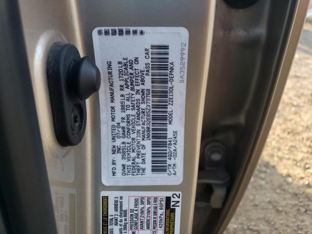 1NXBR32E85Z379768 - 2005 TOYOTA COROLLA CE TAN photo 13