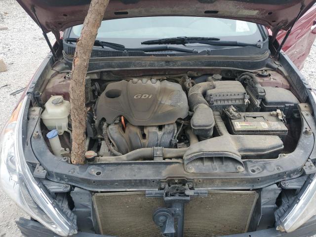 5NPEC4AC8BH291222 - 2011 HYUNDAI SONATA SE RED photo 11