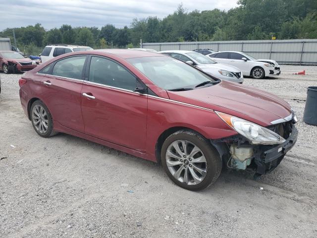 5NPEC4AC8BH291222 - 2011 HYUNDAI SONATA SE RED photo 4