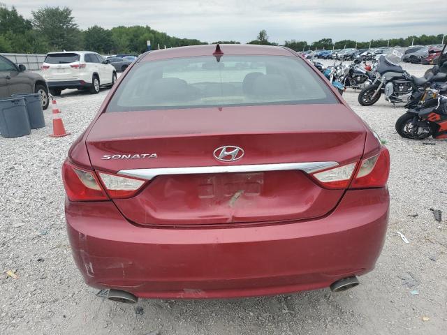 5NPEC4AC8BH291222 - 2011 HYUNDAI SONATA SE RED photo 6