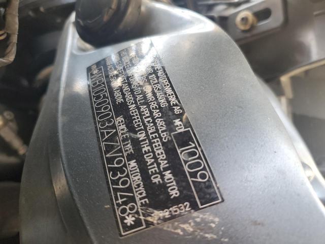 WB1050903AZV93948 - 2010 BMW K1300 S GRAY photo 9