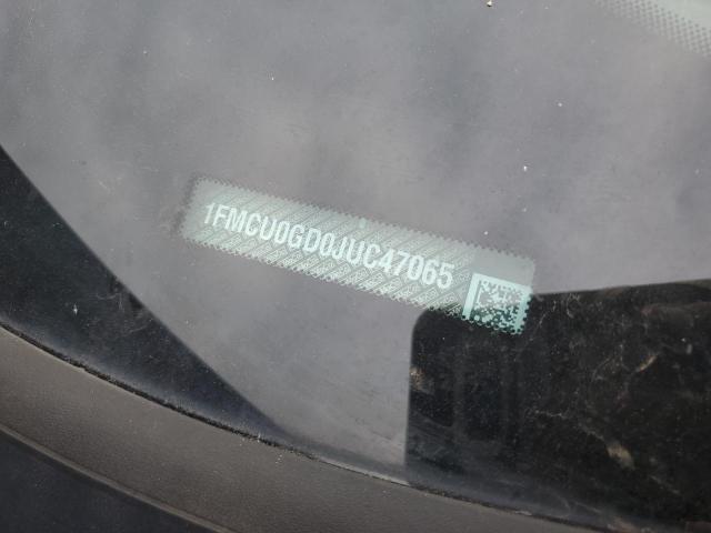 1FMCU0GD0JUC47065 - 2018 FORD ESCAPE SE ყავისფერი ფოტო 12