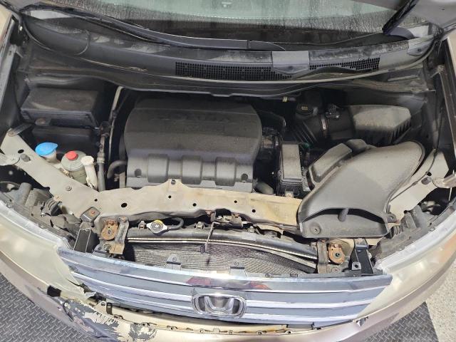 5FNRL5H65BB017319 - 2011 HONDA ODYSSEY EXL BROWN photo 12