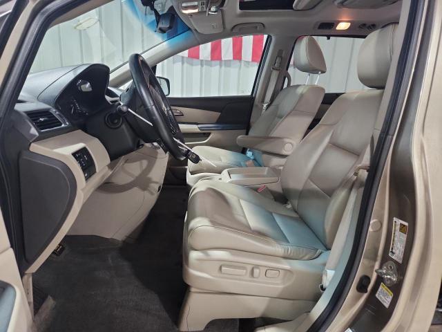 5FNRL5H65BB017319 - 2011 HONDA ODYSSEY EXL BROWN photo 7