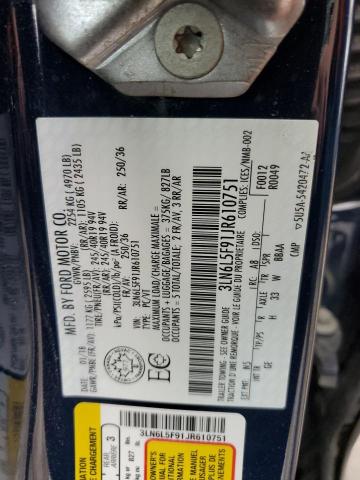 3LN6L5F91JR610751 - 2018 LINCOLN MKZ RESERVE ლურჯი ფოტო 12