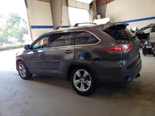 5TDDKRFH3FS156035 - 2015 TOYOTA HIGHLANDER LIMITED GRAY photo 2