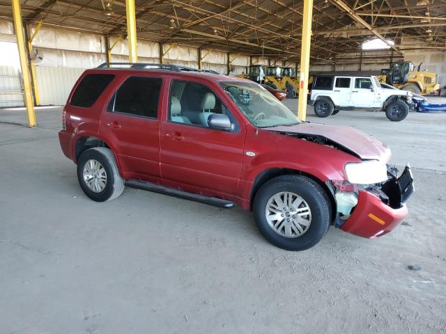 4M2YU57146KJ06039 - 2006 MERCURY MARINER RED photo 4