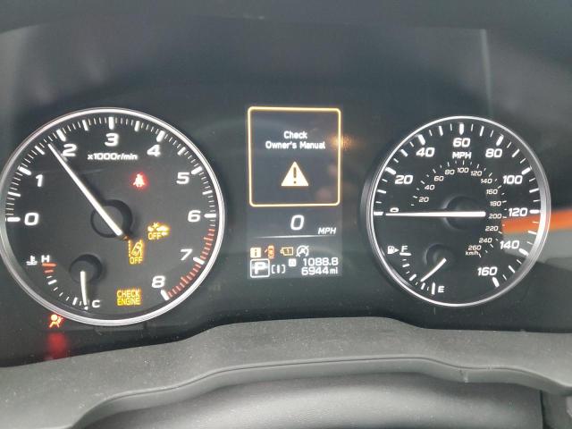 JF2GUADC5R8861106 - 2024 SUBARU CROSSTREK PREMIUM Сұр фото 9