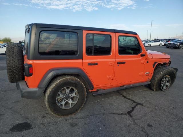 1C4HJXDG8JW306894 - 2018 JEEP WRANGLER U SPORT ORANGE photo 3