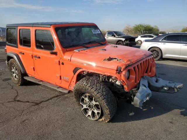1C4HJXDG8JW306894 - 2018 JEEP WRANGLER U SPORT ORANGE photo 4