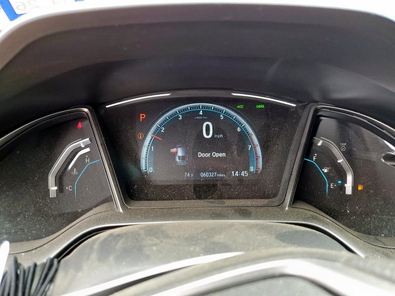 SHHFK7H61KU222376 - 2019 HONDA CIVIC EX 红色 照片 9