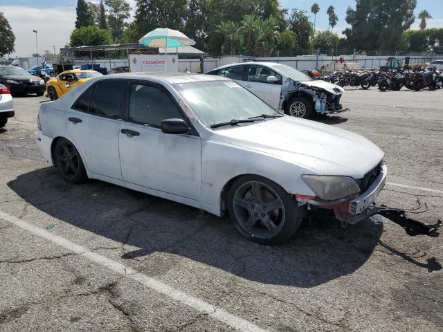 JTHBD192330078315 - 2003 LEXUS IS 300 WHITE photo 4