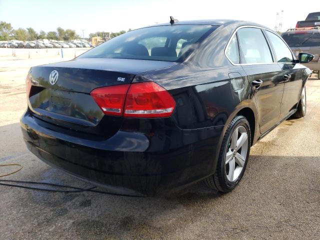 1VWBH7A30CC031543 - 2012 VOLKSWAGEN PASSAT SE BLACK photo 3