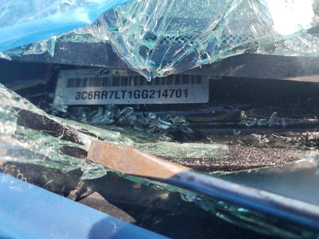3C6RR7LT1GG214701 - 2016 RAM 1500 SLT შავი ფოტო 12