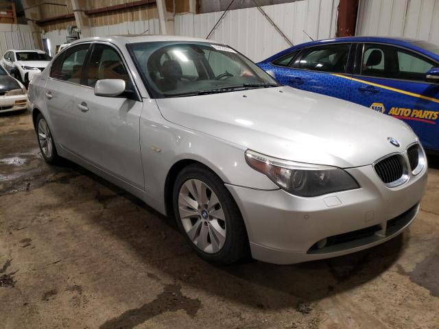 WBANB53507CP06685 - 2007 BMW 550 I SILVER photo 4