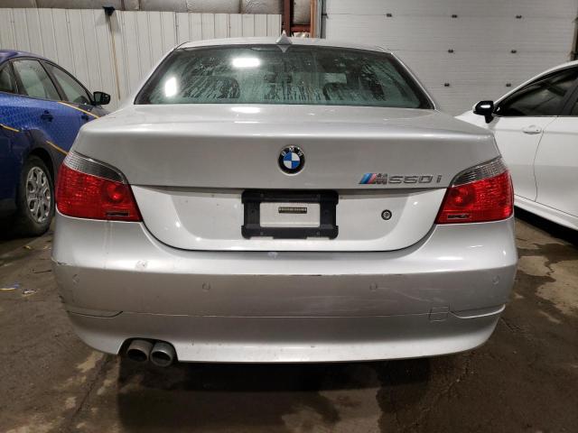 WBANB53507CP06685 - 2007 BMW 550 I SILVER photo 6