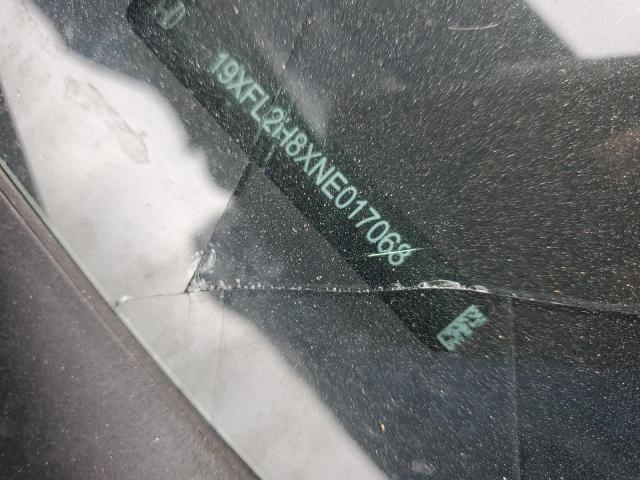 19XFL2H8XNE017068 - 2022 HONDA CIVIC SPORT 蓝色 照片 12