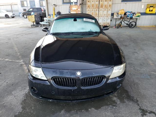 4USBT33525LS54897 - 2005 BMW Z4 2.5 BLACK photo 5