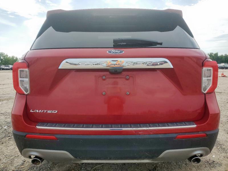 1FMSK7FH0PGA64853 - 2023 FORD EXPLORER LIMITED 红色 照片 6