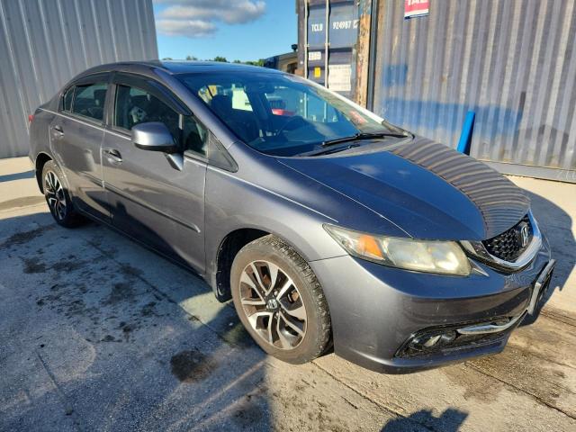 19XFB2F92DE011956 - 2013 HONDA CIVIC EXL GRAY photo 4